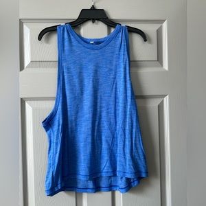 Lululemon blue muscle tank size 10